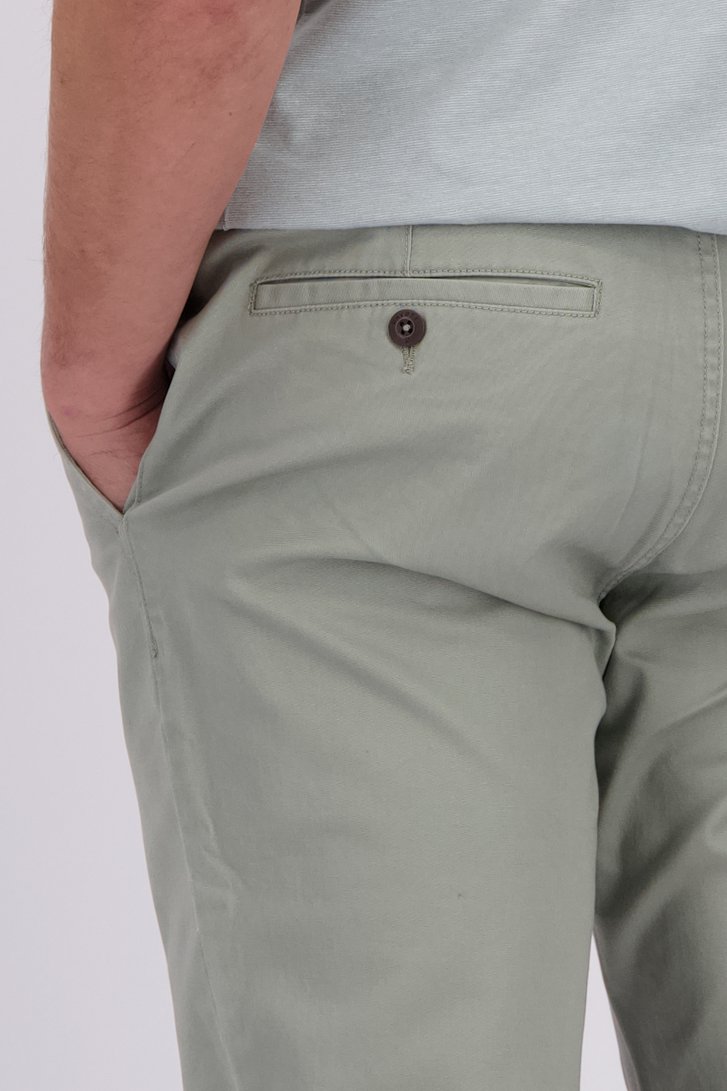 Detail van Donkergrijze chino door Liberty Island voor Heren