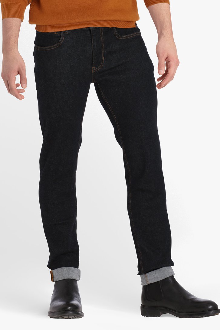 Slim jeans donkerblauw casual uitstraling Mode Spijkerbroeken Slim jeans 