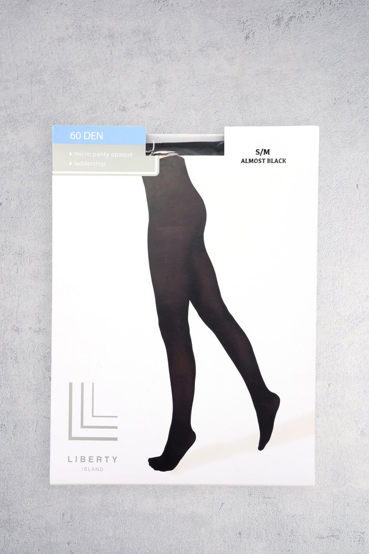 Productfoto 4 van Donkergrijze panty - 60 den door Liberty Island voor Dames