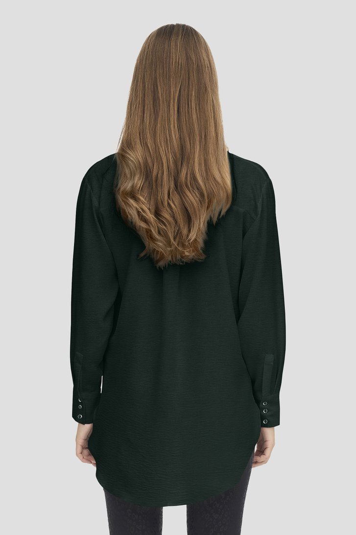 Donkergroene blouse met lange mouwen van JDY voor Dames