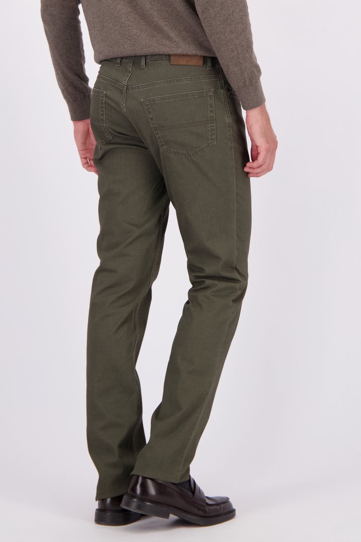 Achterkant van Donkergroene jeans - Jackson - Regular fit door Brassville voor Heren