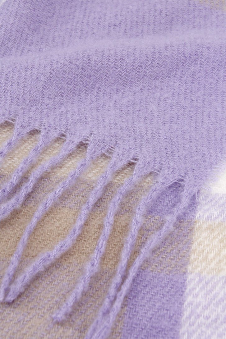 Écharpe d'hiver en violet clair et beige de Opus pour Femmes