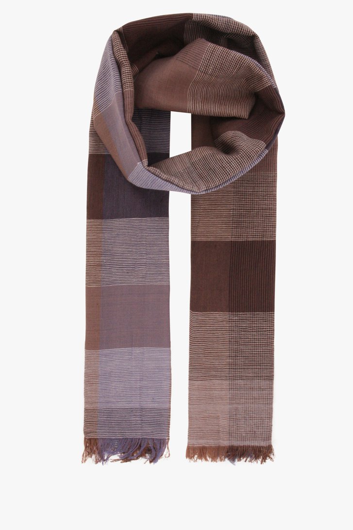 Écharpe marron bleu de Dansaert Blue pour Hommes