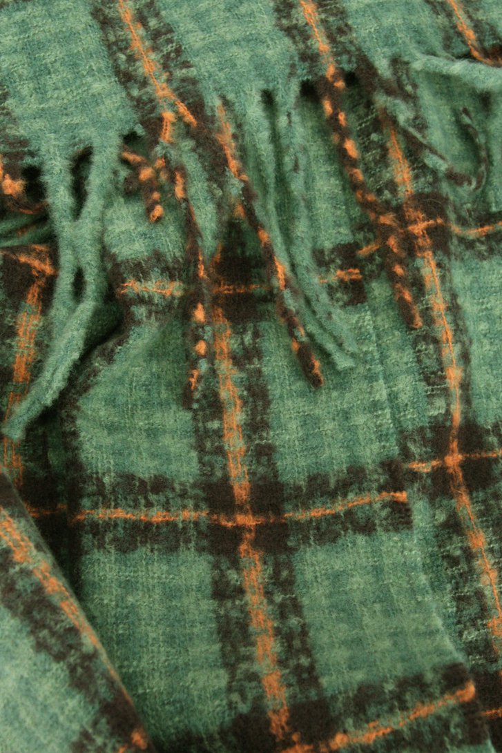 Echarpe verte à carreaux	 de Modeno pour Femmes