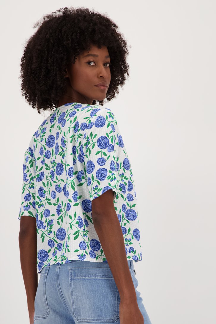 Ecru blouse met bloemenprint van JDY voor Dames