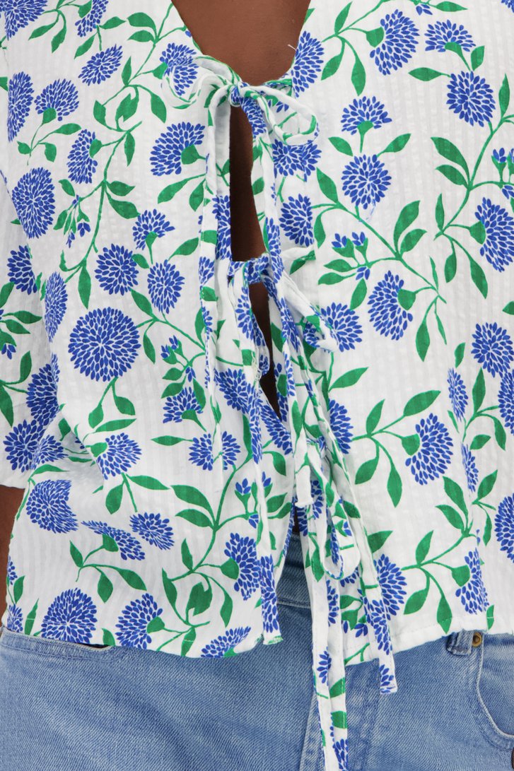 Ecru blouse met bloemenprint van JDY voor Dames