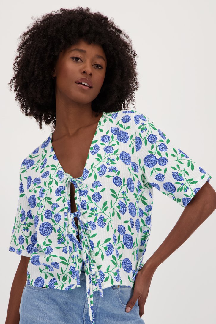 Ecru blouse met bloemenprint van JDY voor Dames