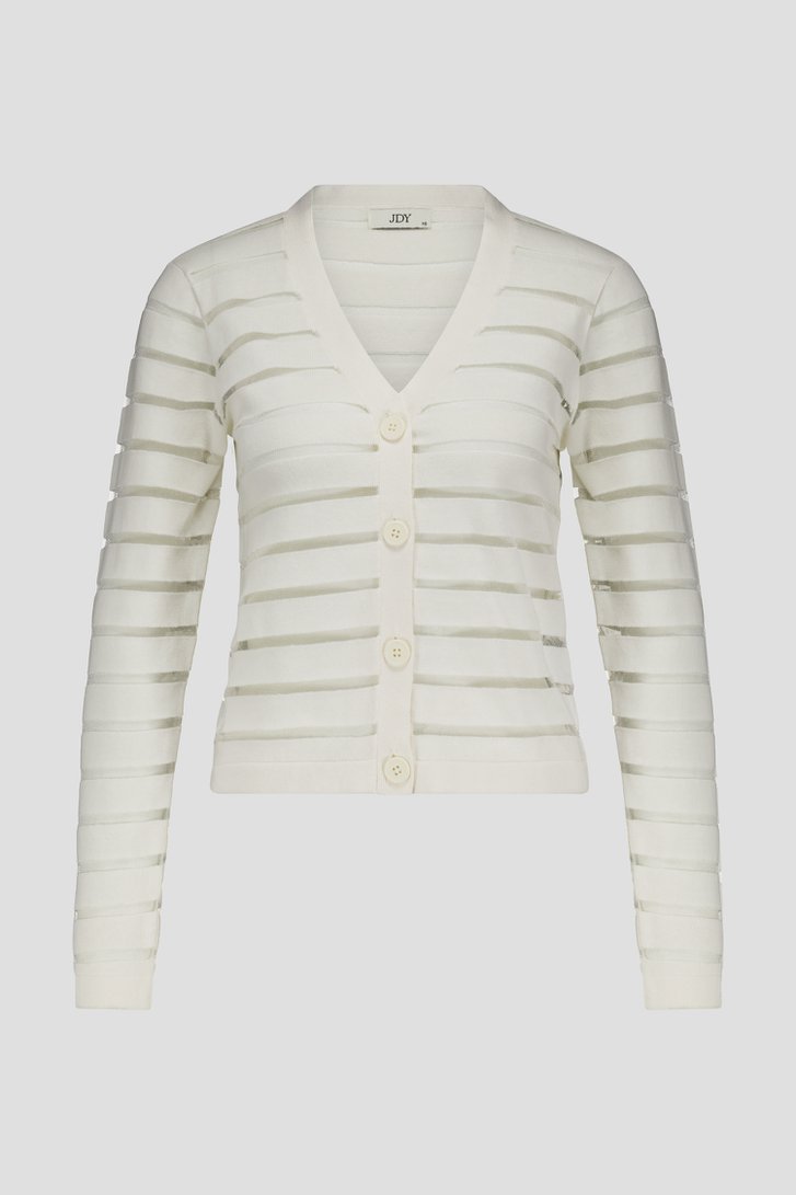 Ecru gestreepte cardigan van JDY voor Dames