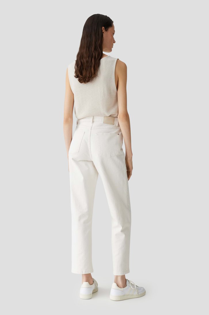 Ecru jeans - Barrel fit van Opus voor Dames