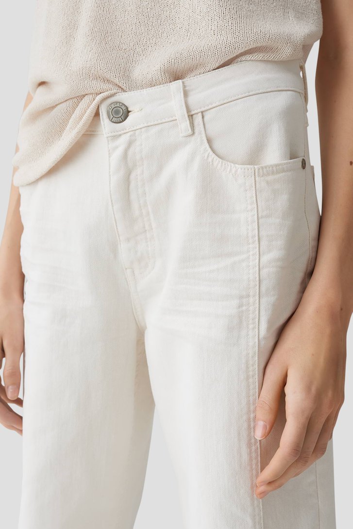 Ecru jeans - Barrel fit van Opus voor Dames