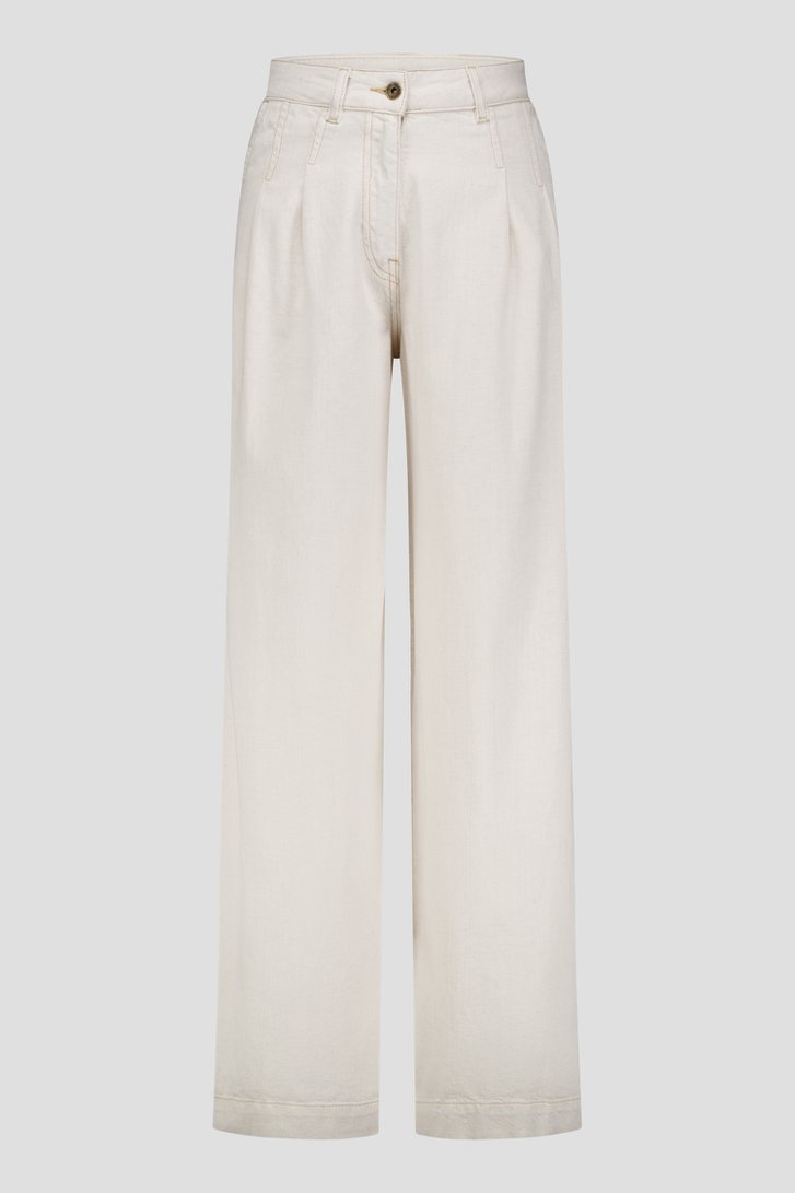 Productfoto 1 van Ecru jeans - Wide leg fit  door Liberty Island Denim voor Dames