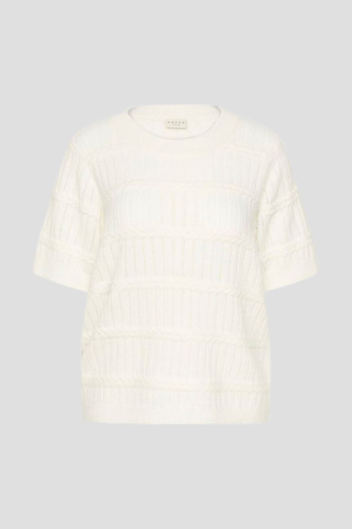 Productfoto 1 van Ecru trui  door Kaffe Curve voor Dames