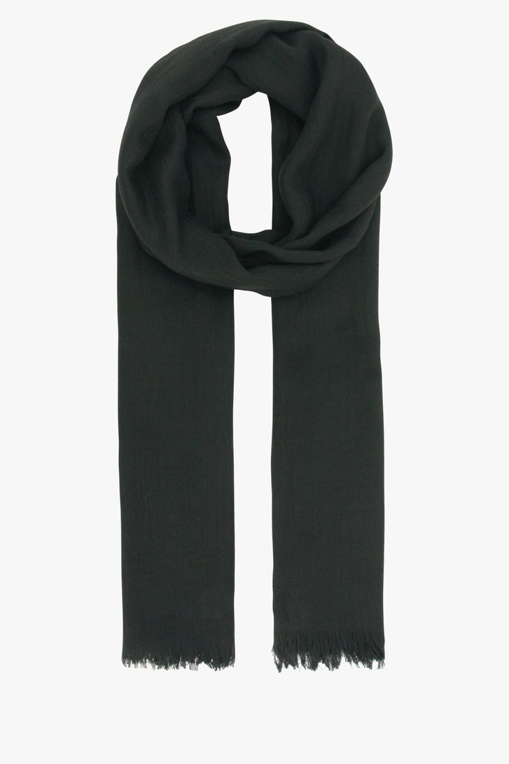 Effen sjaal in zwart van Liberty Island voor Dames