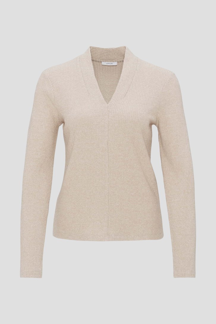 Productfoto 1 van Fijn beige truitje door Opus voor Dames