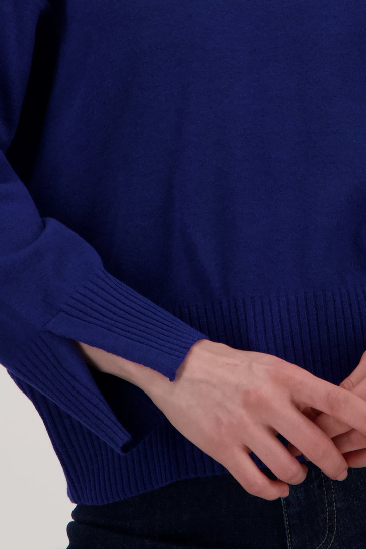 Fijn blauw truitje met V-hals van JDY voor Dames