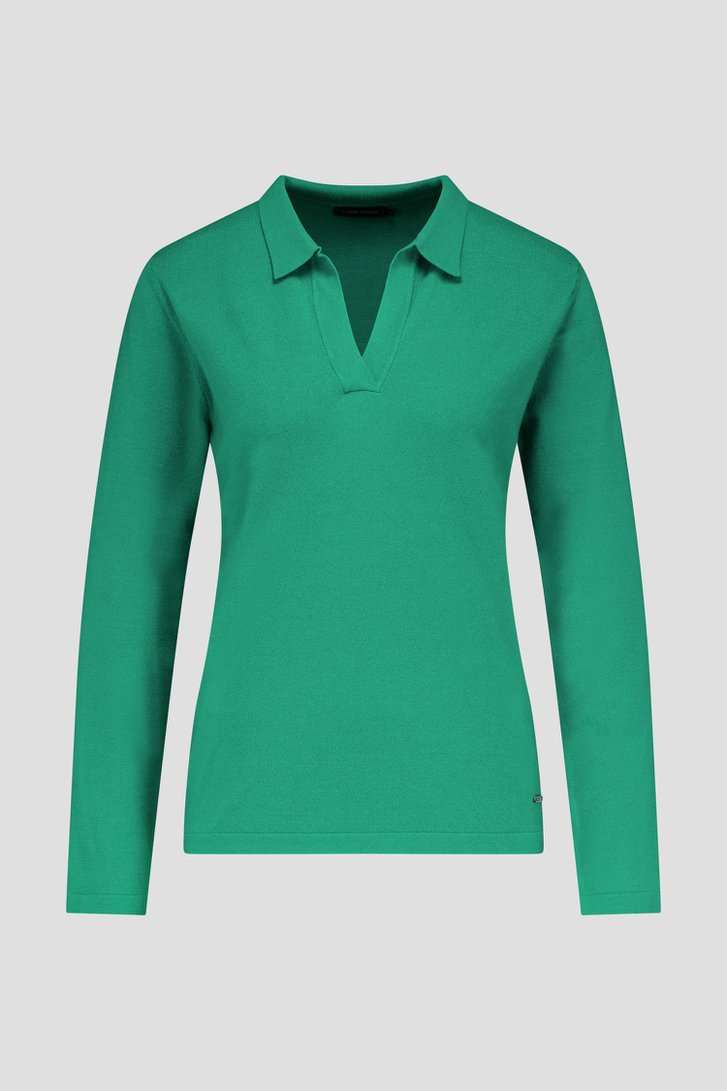 Fijn groen truitje met kraagje van Claude Arielle voor Dames