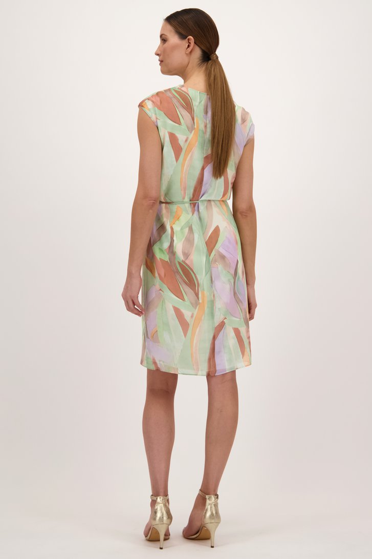 Fijn kleedje met pastel print  van D'Auvry voor Dames