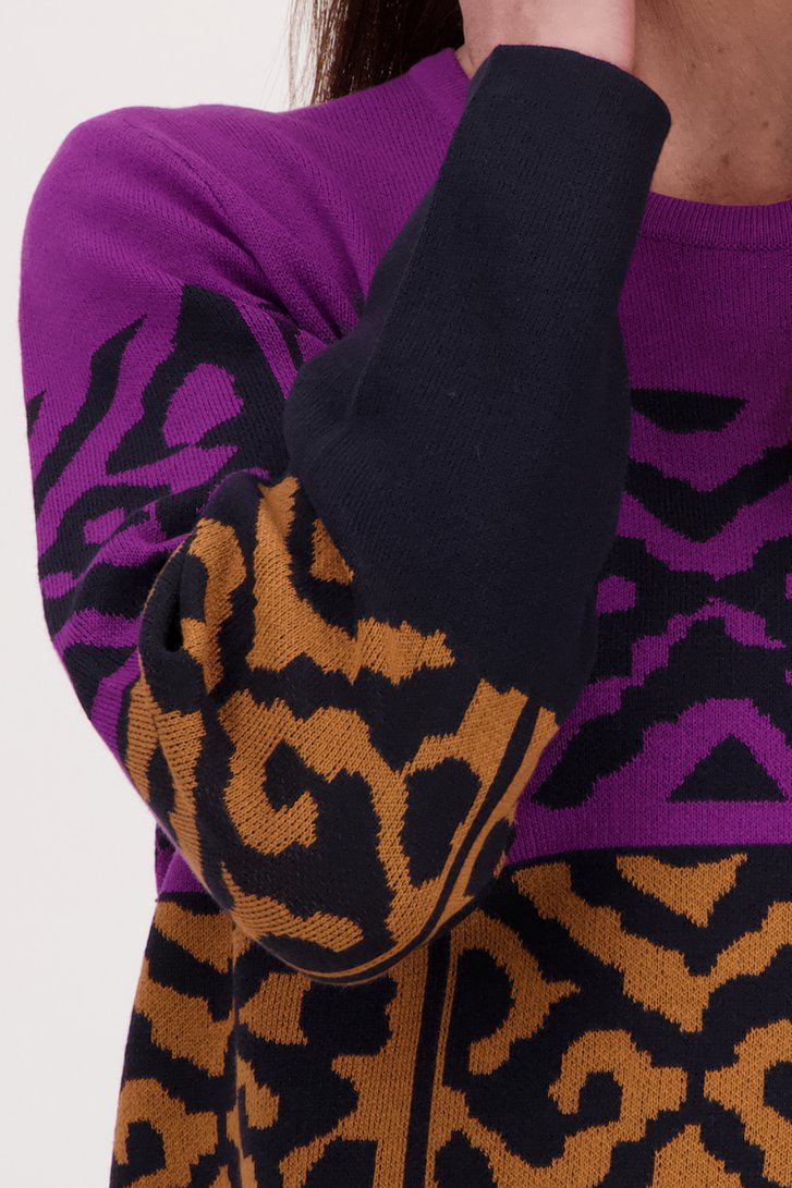 Fijn truitje met print van Signature voor Dames