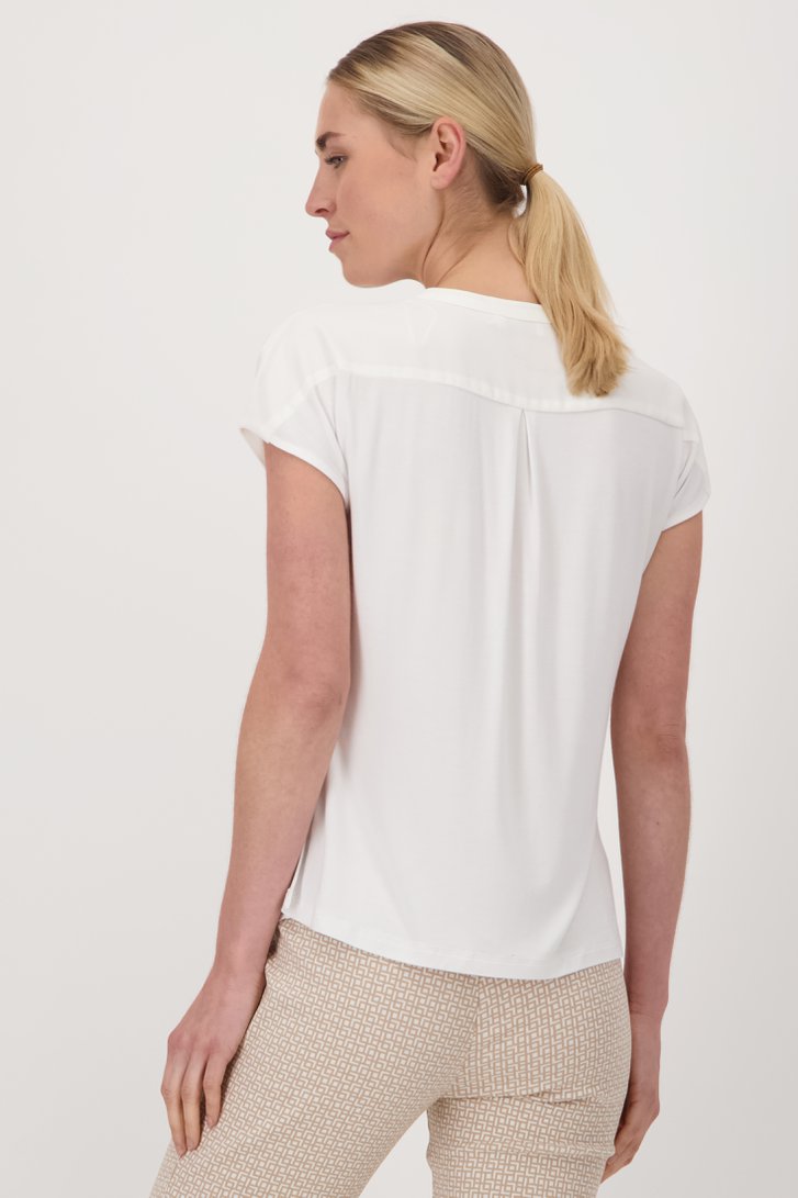 Fijne ecru blouse van Liberty Island voor Dames