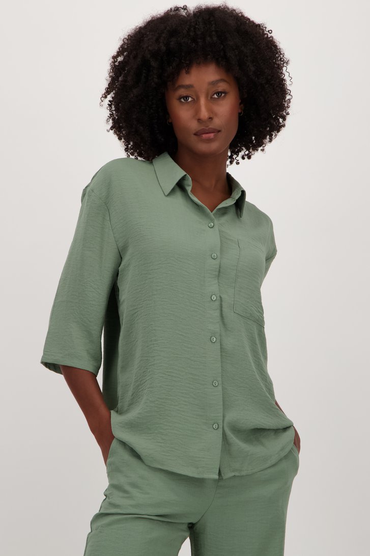 Fijne kaki blouse van JDY voor Dames