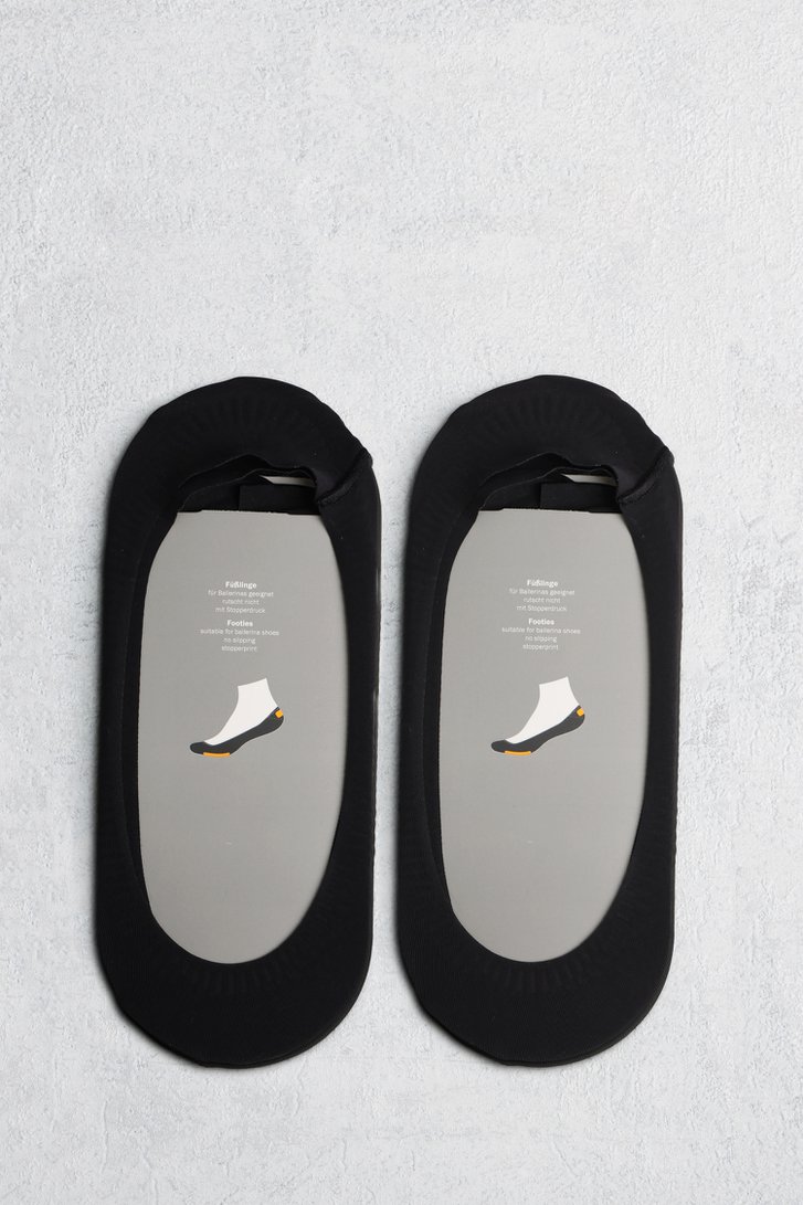 Footies noirs - 2 paires de Camano pour Femmes