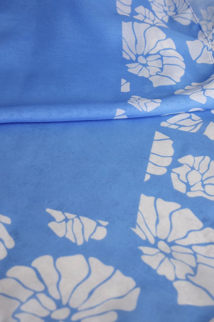 Foulard bleu clair à imprimé blanc de Libelle pour Femmes