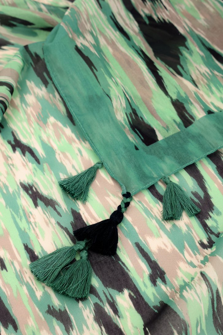 Foulard fin à imprimé vert de Louise pour Femmes