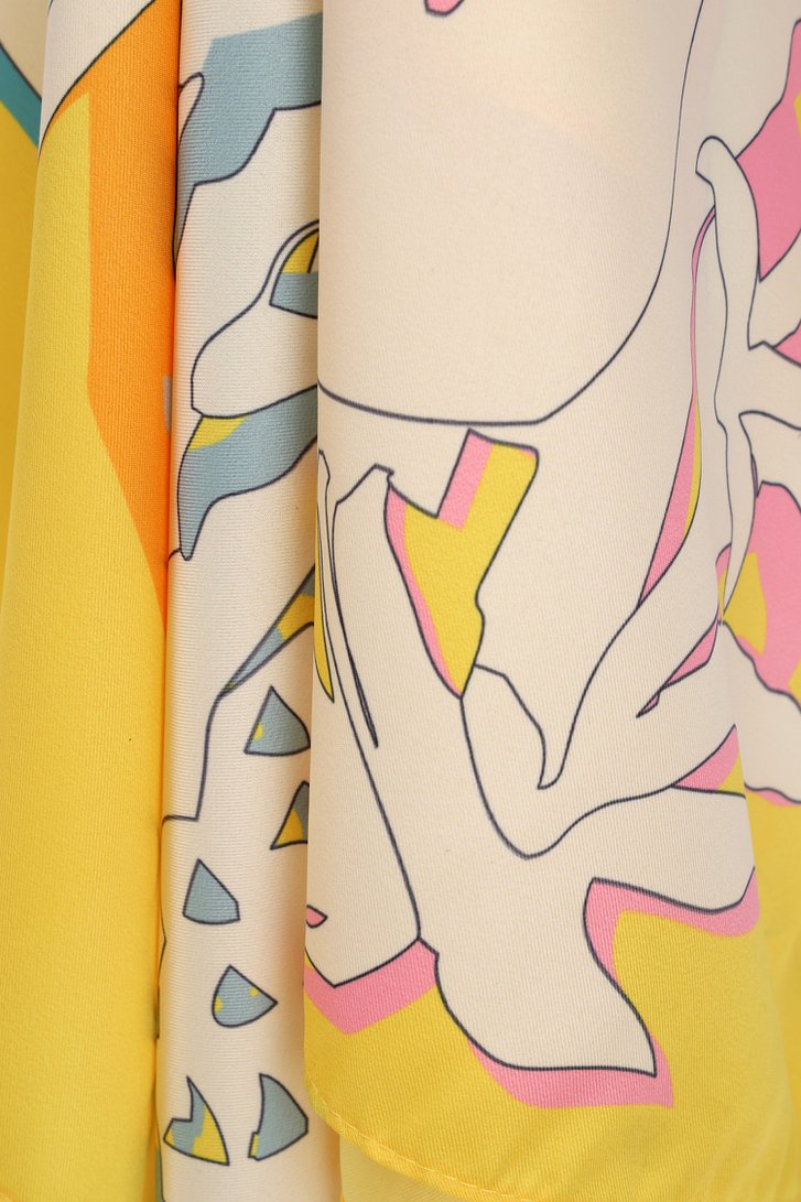 Foulard fin à l'imprimé floral graphique  de Liberty Island pour Femmes