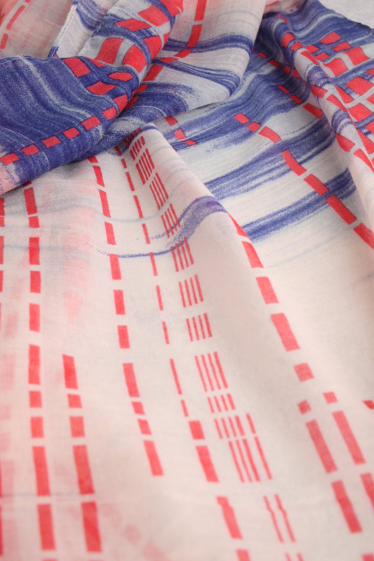Foulard fin avec imprimé rose de Liberty Island pour Femmes