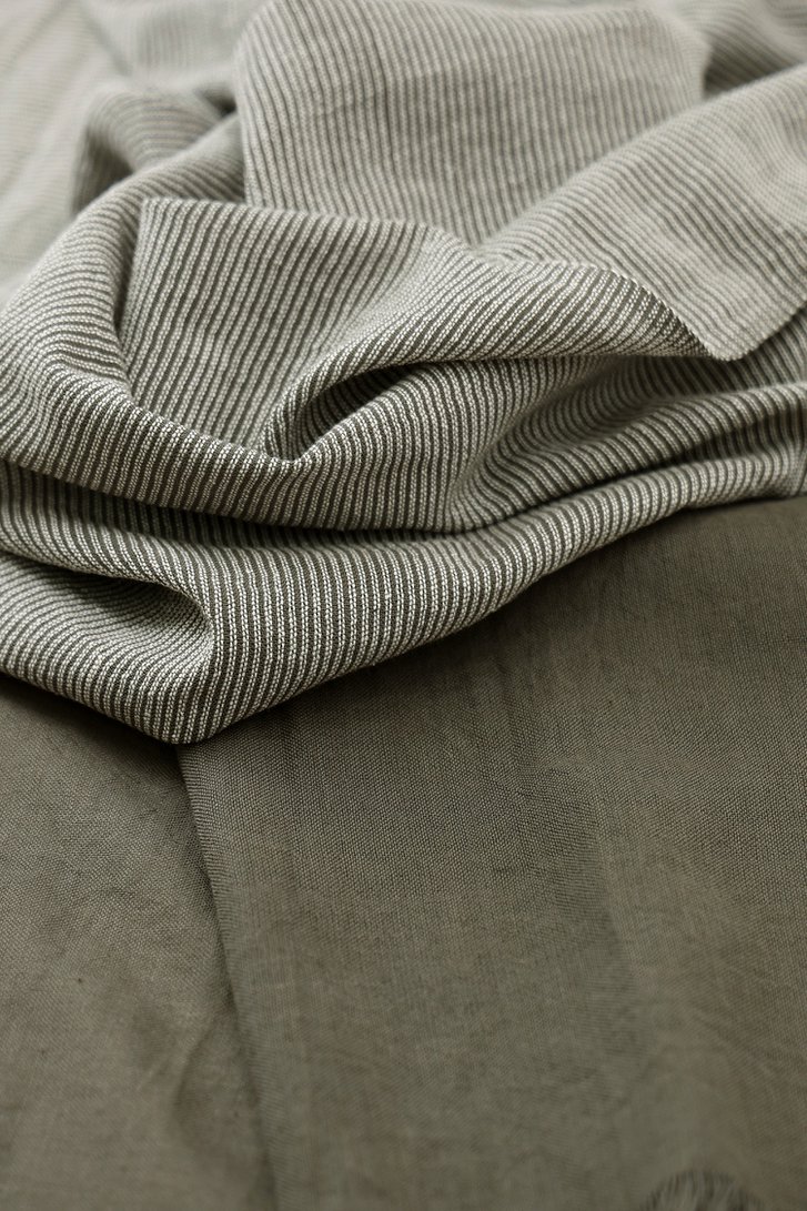 Foulard fin gris-vert de Dansaert Blue pour Hommes