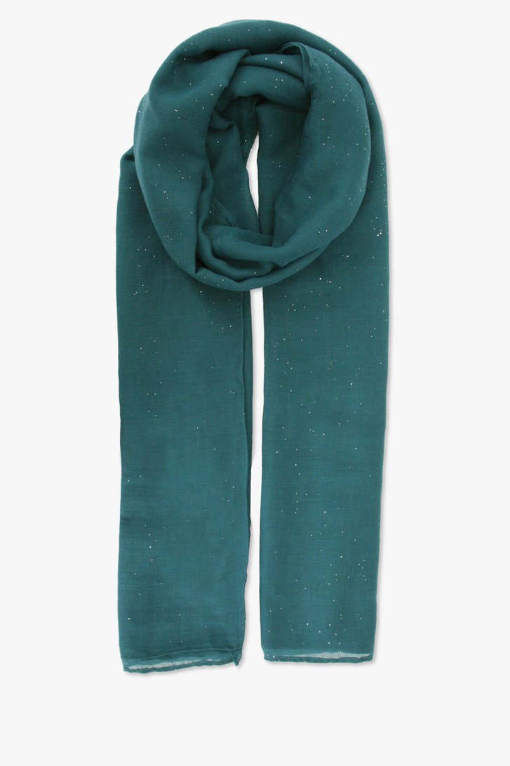 Foulard fin turquoise avec paillettes de Liberty Island pour Femmes