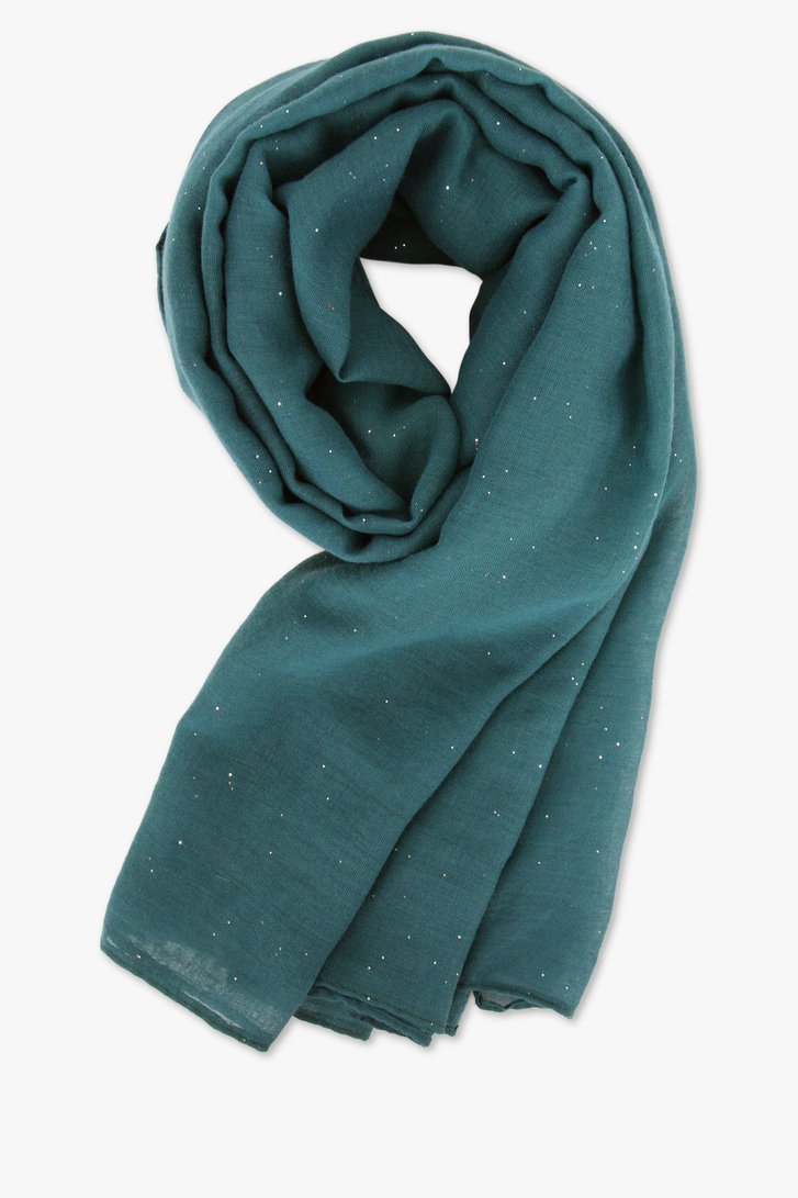 Foulard fin turquoise avec paillettes de Liberty Island pour Femmes