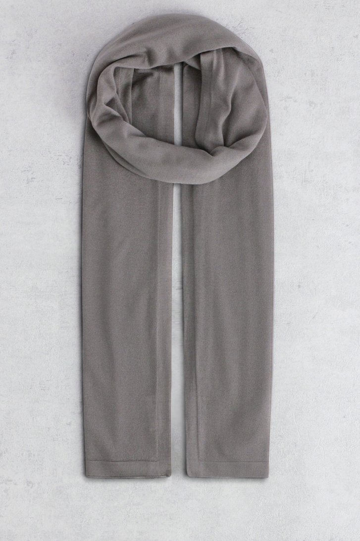 Le devant de Foulard gris finement tricoté de D'Auvry Studio pour Femmes