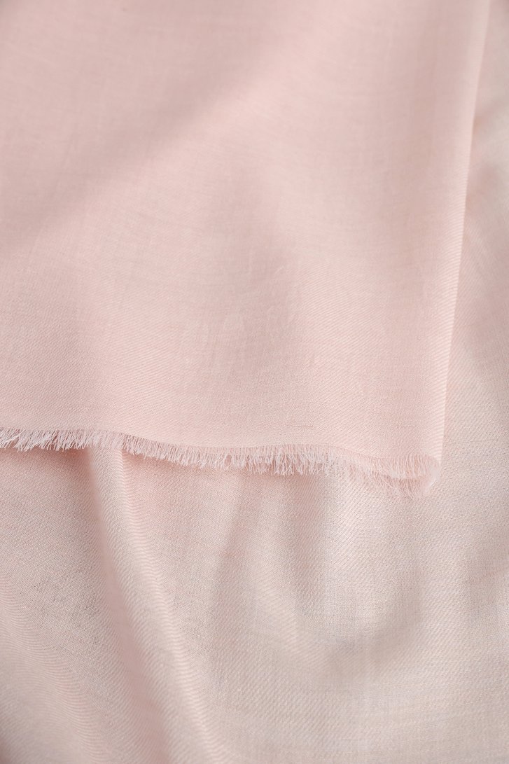 Photo produit 1 de Foulard rose clair à bords effilochés de AC by Annelien Coorevits pour Femmes