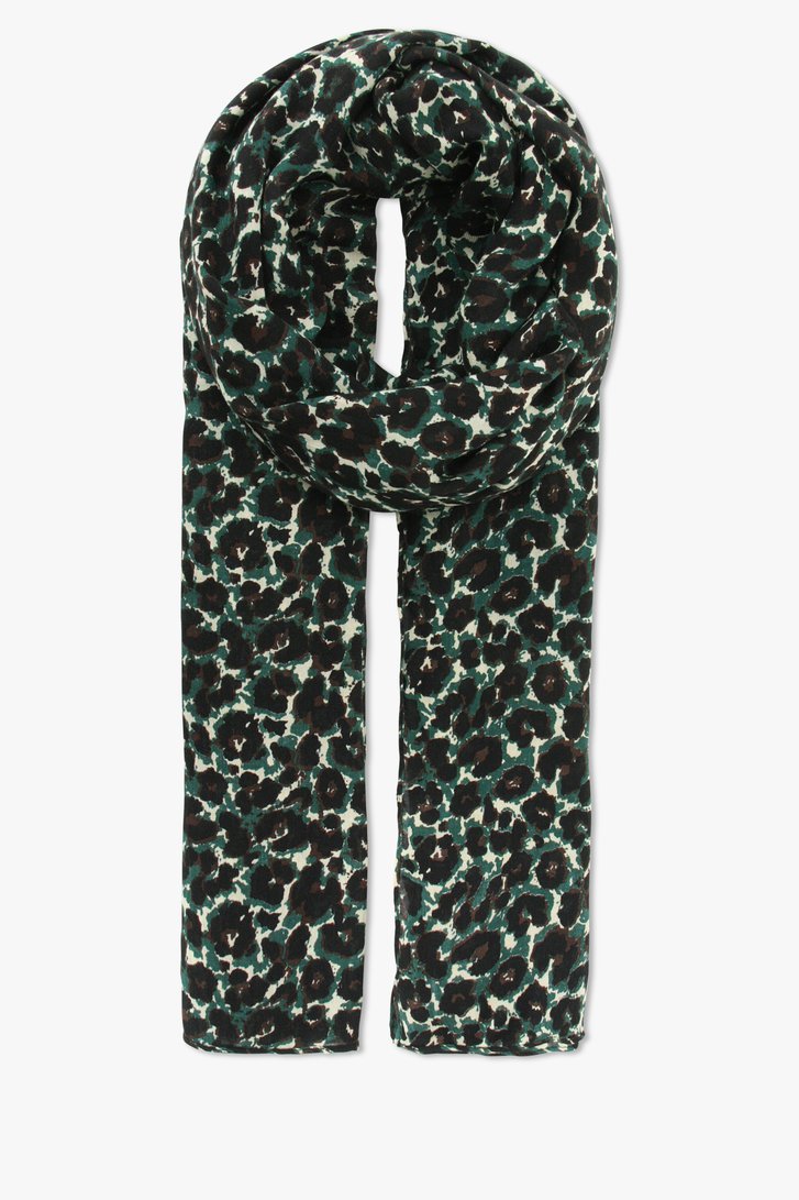 Foulard vert à imprimé animalier	 de Liberty Island pour Femmes