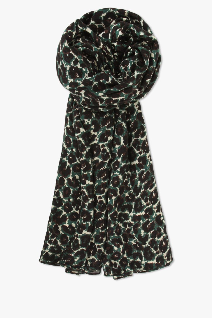 Foulard vert à imprimé animalier	 de Liberty Island pour Femmes