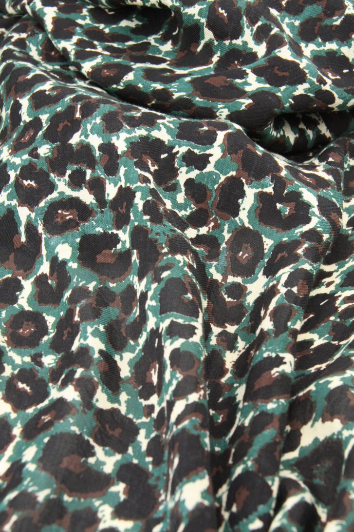 Foulard vert à imprimé animalier	 de Liberty Island pour Femmes
