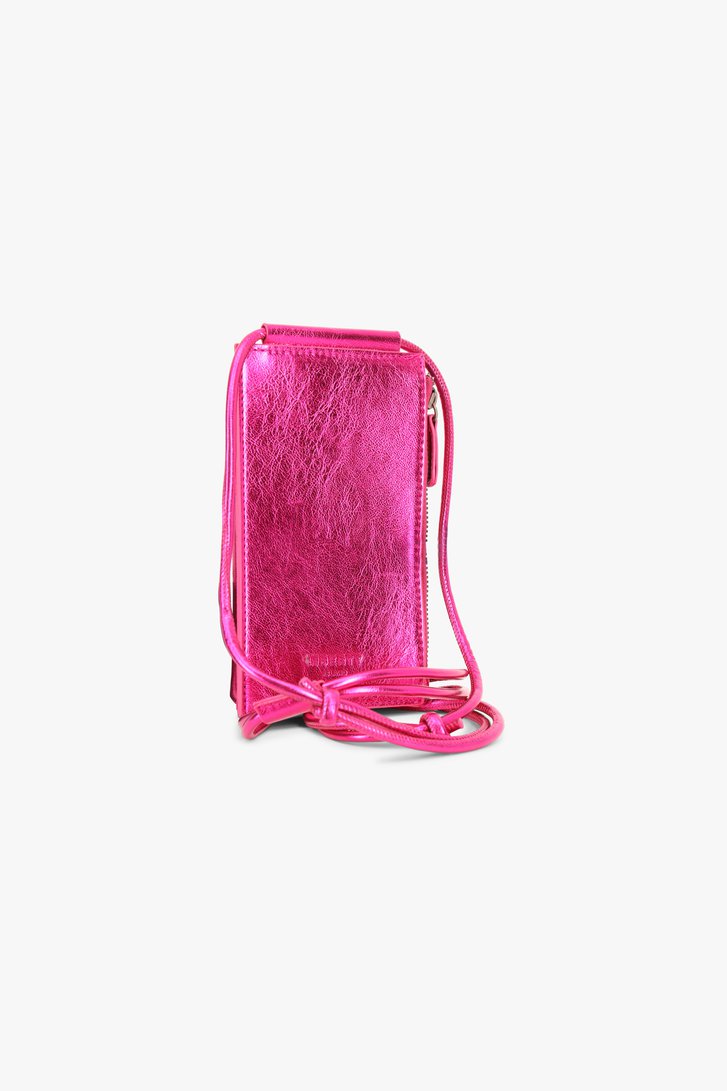 Fuchsia metallic telefoontasje van Liberty Island voor Dames