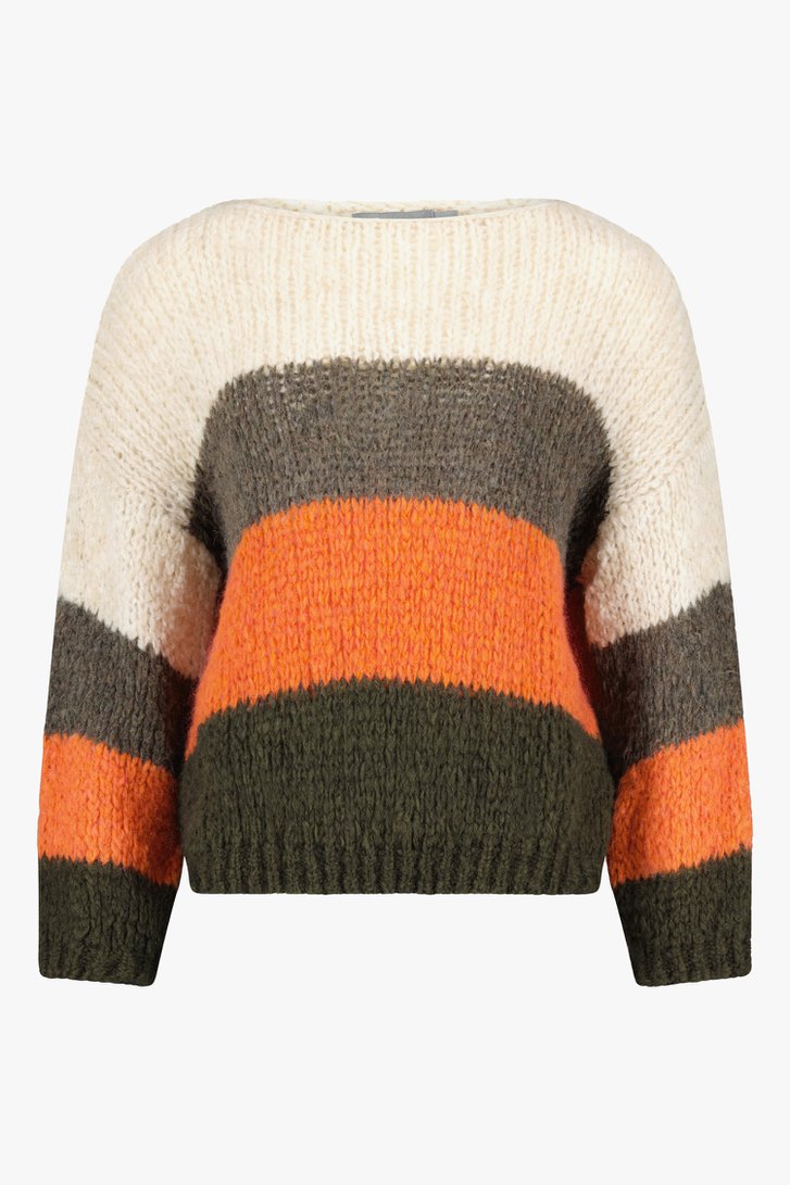 Kleding Dameskleding Sweaters Pullovers Oversized handgebreide trui bruine warme trui 