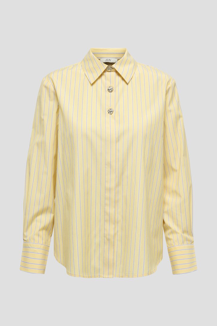 Productfoto 1 van Geel gestreept hemd door JDY voor Dames