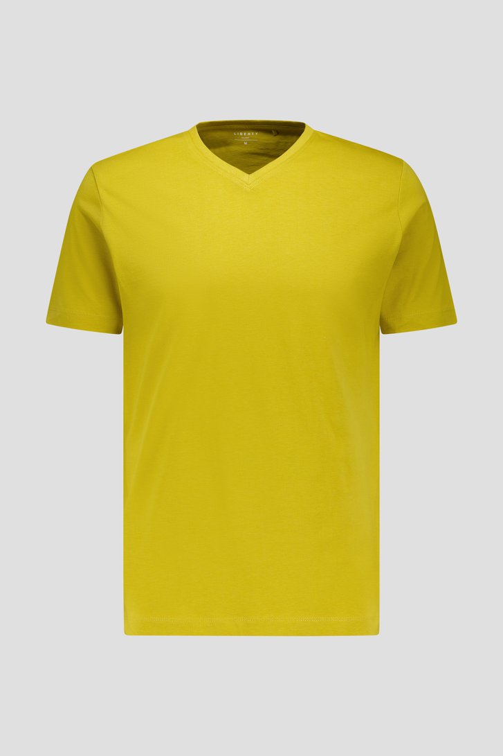 Productfoto 1 van Geel T-shirt met V-hals door Liberty Island voor Heren