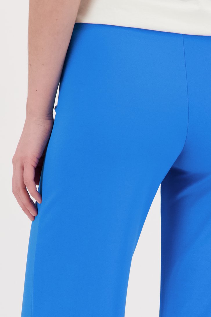 Gekleurde broek met stretch - blauw  van Liberty Island voor Dames