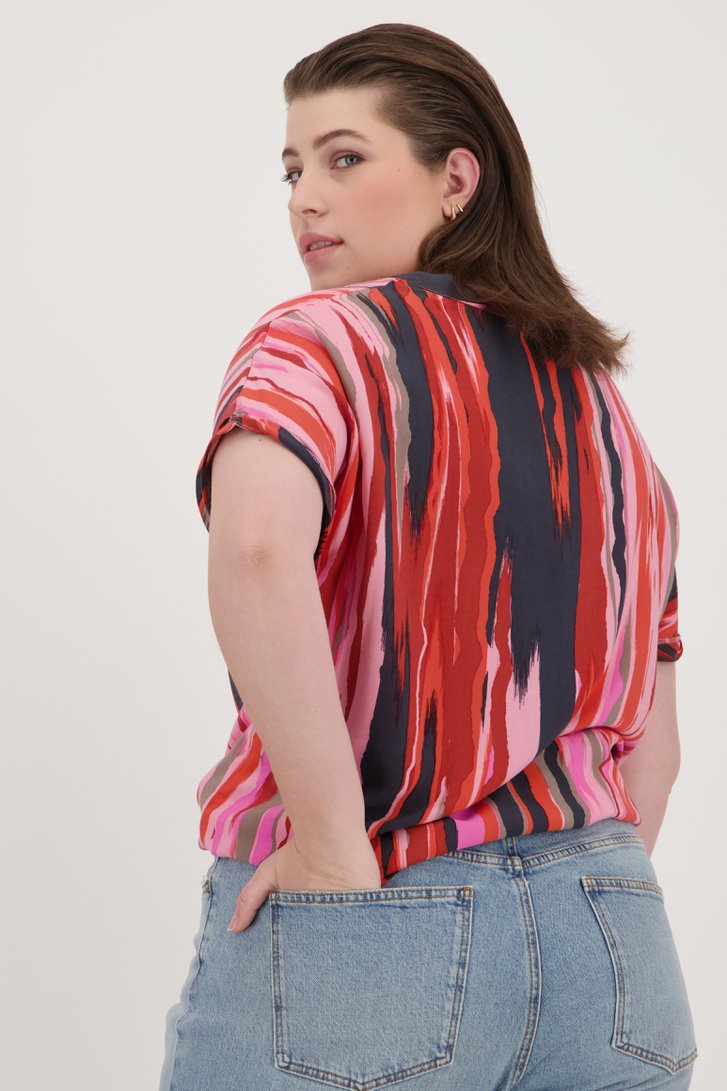 Gestreepte blouse van Only Carmakoma voor Dames