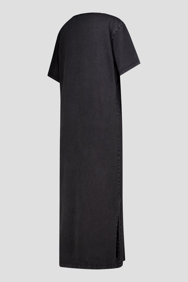Productfoto 3 van Gewassen grijs T-shirt kleed door Louise voor Dames