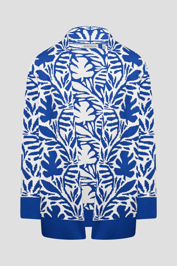 Gilet à manches longues bleu écru de Bicalla pour Femmes