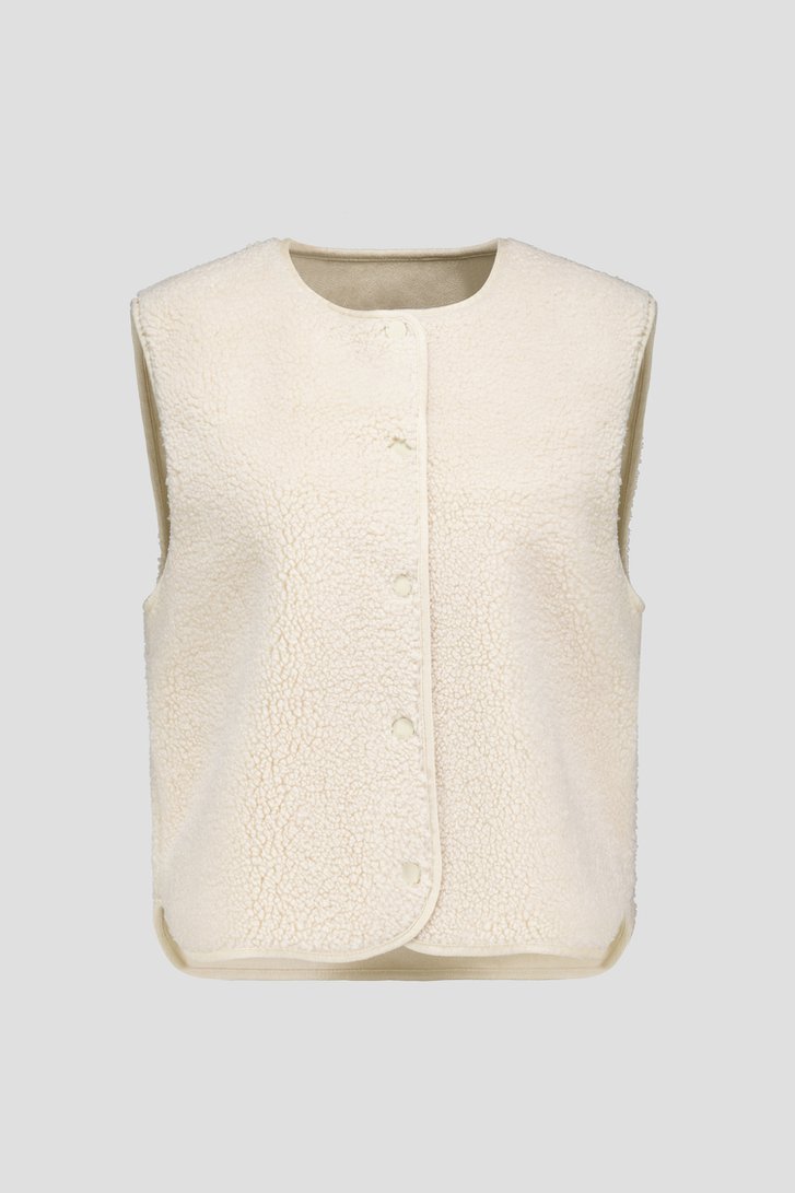 Photo produit 1 de Gilet beige réversible de Libelle pour Femmes