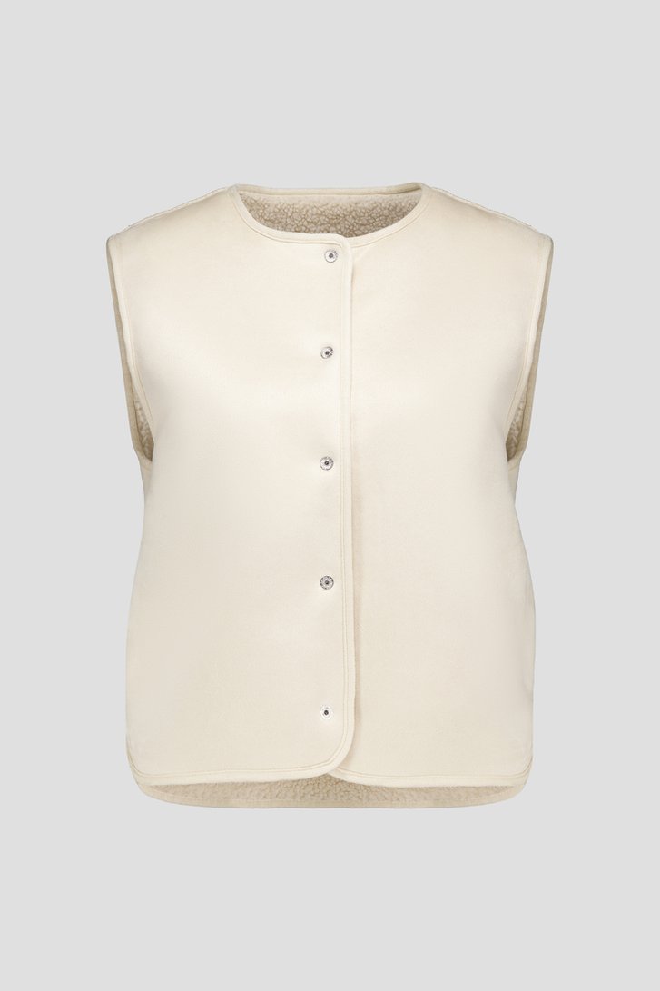 Photo produit 2 de Gilet beige réversible de Libelle pour Femmes