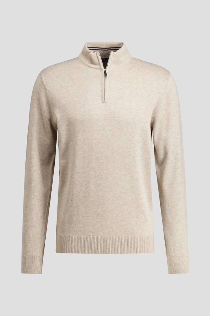 Photo produit 1 de Gilet beige zippé de Dansaert Blue pour Hommes