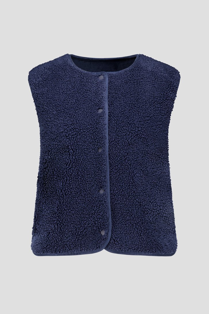 Photo produit 1 de Gilet bleu réversible de Libelle pour Femmes