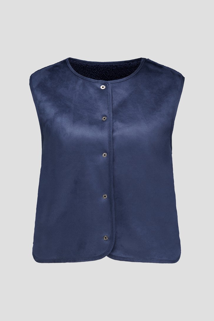 Photo produit 2 de Gilet bleu réversible de Libelle pour Femmes